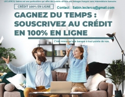 Sabin.leclercq@gmail.com est particulière qui offre des credits sérieux aux français en difficulté sans intermediaire ba