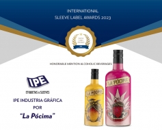 IPE Industria Gráfica ha sido galardonada con una “Mención Honorable” por el Sleeve la  Pócima en el Internacional Sleev