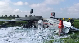 VÍDEO| SE ESTRELLA AVIONETA CON PASAJEROS EN DURANGO