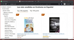 Nuevo libro en Kindle Amazon.com es BEST SELLER categoría Erotismo en su lanzamiento