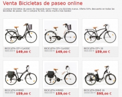 Bicicletas de paseo Buenas, Bonitas y Baratas