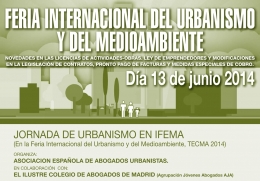 La Asociación de Abogados Urbanistas organiza una Jornada sobre las Novedades en las Licencias de Actividades-Obras