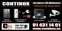 CONTINOX FICHET MADRID PUERTAS, CERRADURAS, CAJAS FUERTES