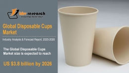 Disposable Cups Market Size Worth $3.8 billion by 2026 - KBV Research