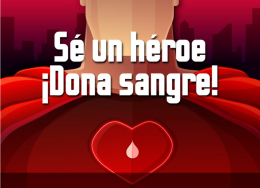 Sé un héroe ¡Dona Sangre!