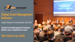 Event Management Software Market size worth $6.5 billion by 2026 - KBV Research