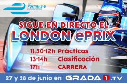 El London ePrix retansmitido por Grada1.tv