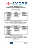 Horario de autobuses Jumilla Murcia