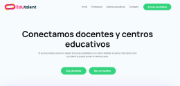 Edutalent, la plataforma que conecta a profesores y centros educativos