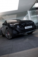 Restyled Audi SQ8 and flagship Audi S8 sedan are presented in Avtodom Audi Taganka 