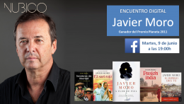 Javier Moro visita a sus fans de Nubico en el marco de la Feria del Libro