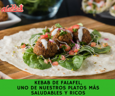 Kebab de falafel, uno de nuestros mejores platos