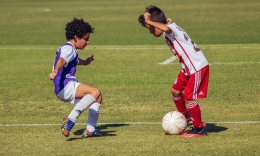 Fútbol infantil en Las Palmas, trabajo y diversión