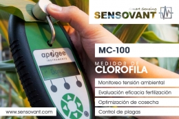 Nuevo Medidor de Contenido/Concentración de Clorofila MC100