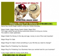 Call +27810851361﻿Pastor's fortune teller magic ring to see visions and presents 