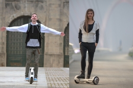 Movilidad urbana con los hoverboards y los patinetes eléctricos