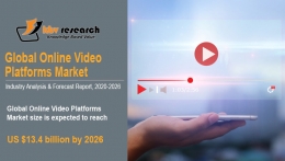 Online Video Platforms Market Size Worth $13.4 billion by 2026 - KBV Research