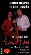  El concierto Paren el tren, con Orisel Gaspar y Pedro Román vuelve al escenario del Café Uf Negra Sombra de Vigo.