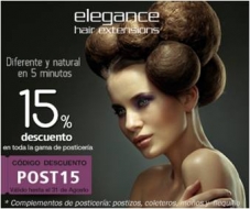 Elegance Hair Extensions y su Promoción Postizos con 15% de Descuento