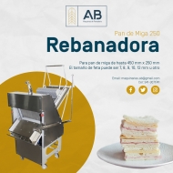 Rebanadora de pan de miga AB250