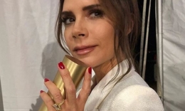 La impresionante manicura de lujo de Victoria Beckham