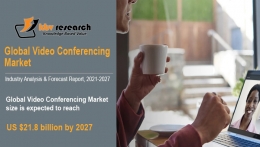 The Worldwide Video Conferencing Market is Projected to reach USD 21.8 Billion by 2027, at a CAGR of 16%