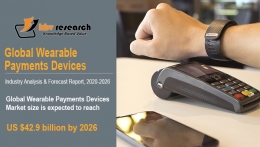 Wearable Payments Devices Market Size Worth $42.9 billion by 2026 - KBV Research