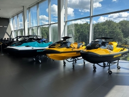 AVTODOM Altufyevo presented watercraft of the SeaDoo brand